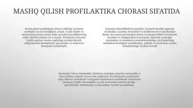 Jismoniy Takomillashish Sistemalari Va Ularni Salomatlik Uchun Ahamiyati 3