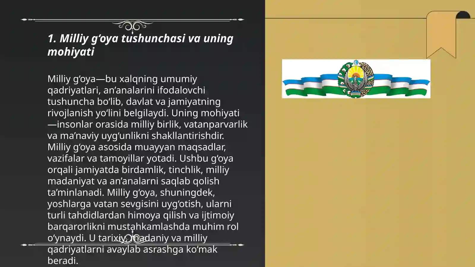 Milliy g'oyada siyosiy institutlar va mafkuralar xilma xilligi tamoyili 3