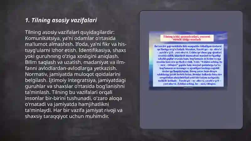 Tilning tizim sifatidagi mohiyati 3