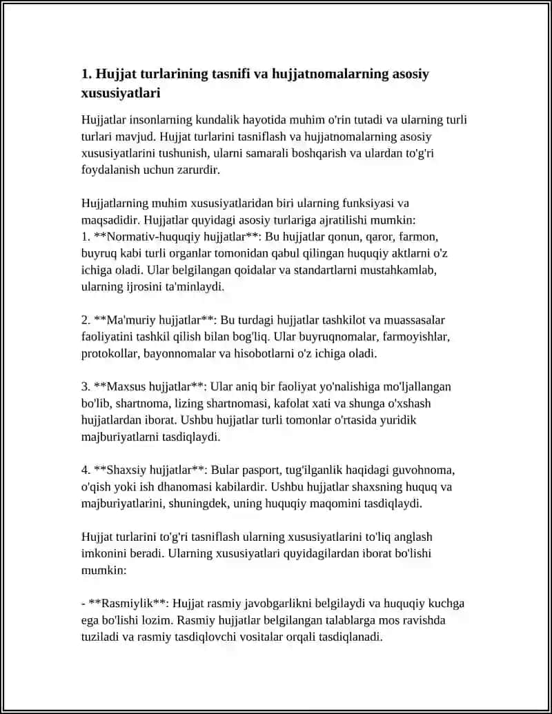 XUJJAT TURLARI VA RUXSATNOMA TUZILISHI 3