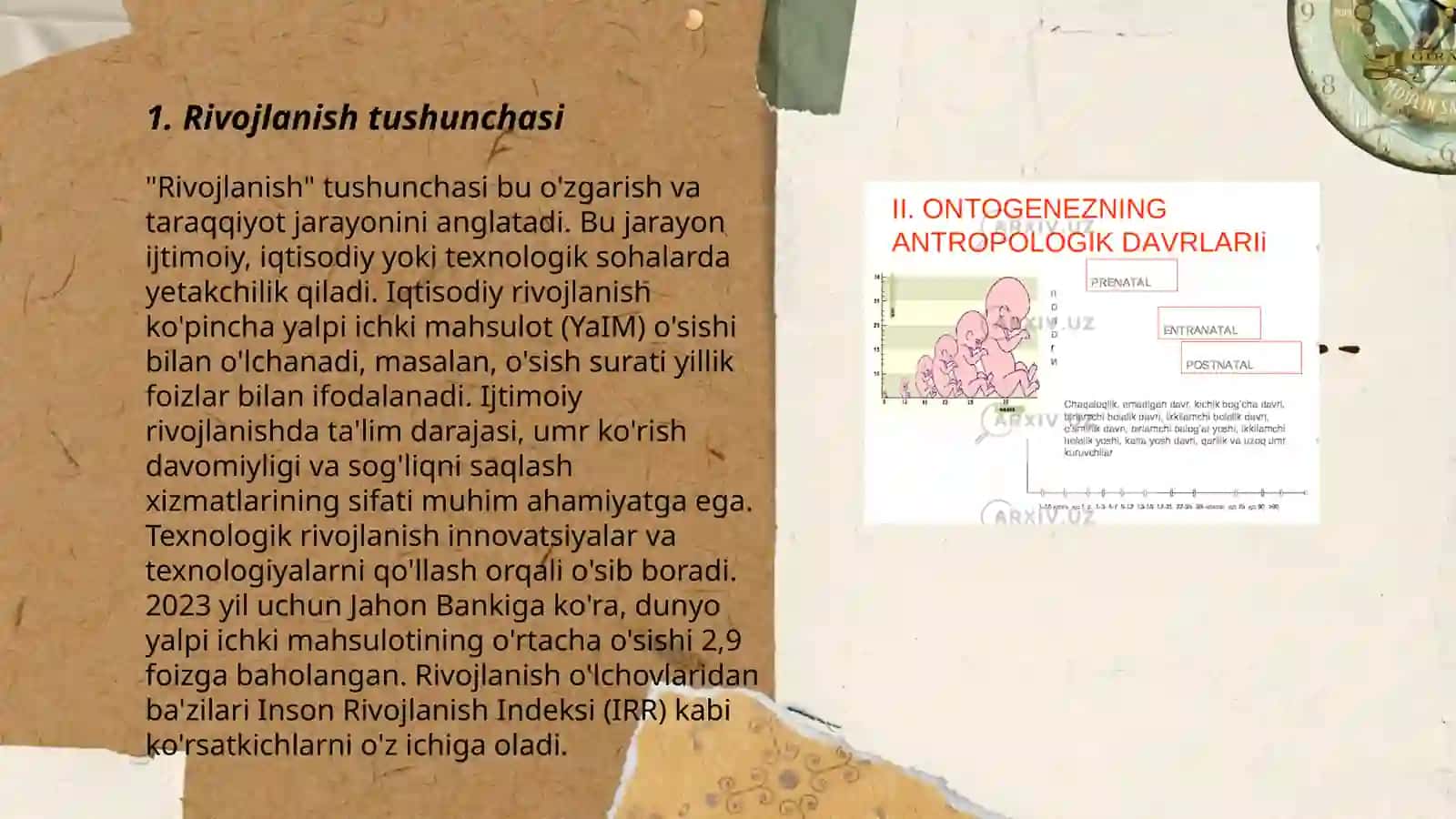 Rivojlanishning umumiy qonunlari va kategoriyalari 3