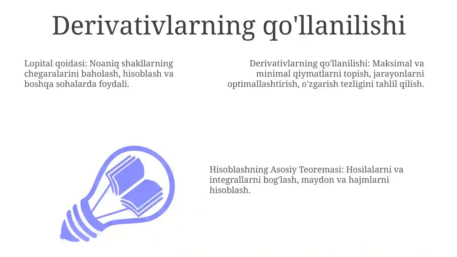 Differensial hisoblash funktsiyalari va asosiy teoremalari 3