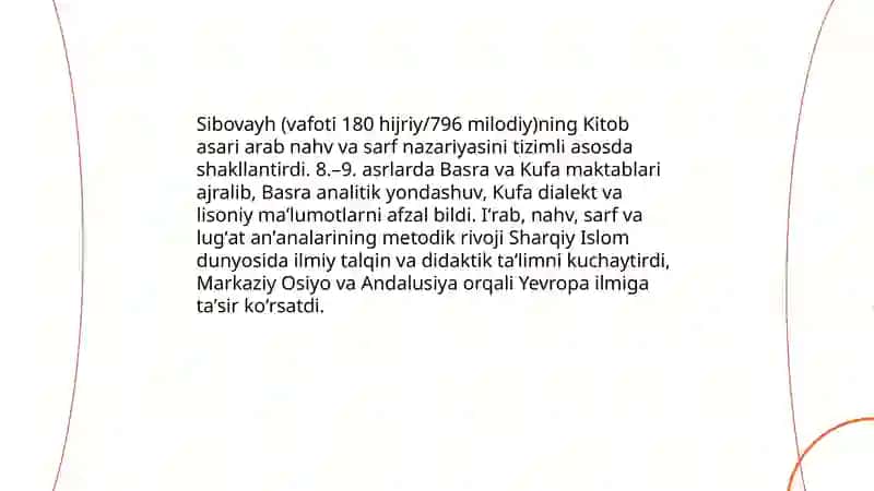 Medieval Linguistics ( Arabic central Asian, European, Russian Linguistics) 3