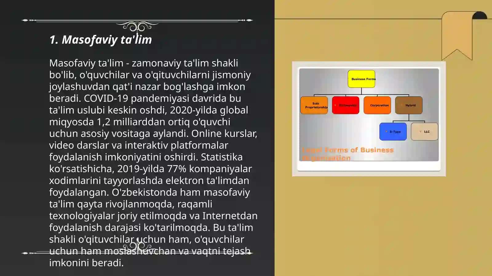 Ta’limni tashkil etishning noan’anaiviy shakllari 3
