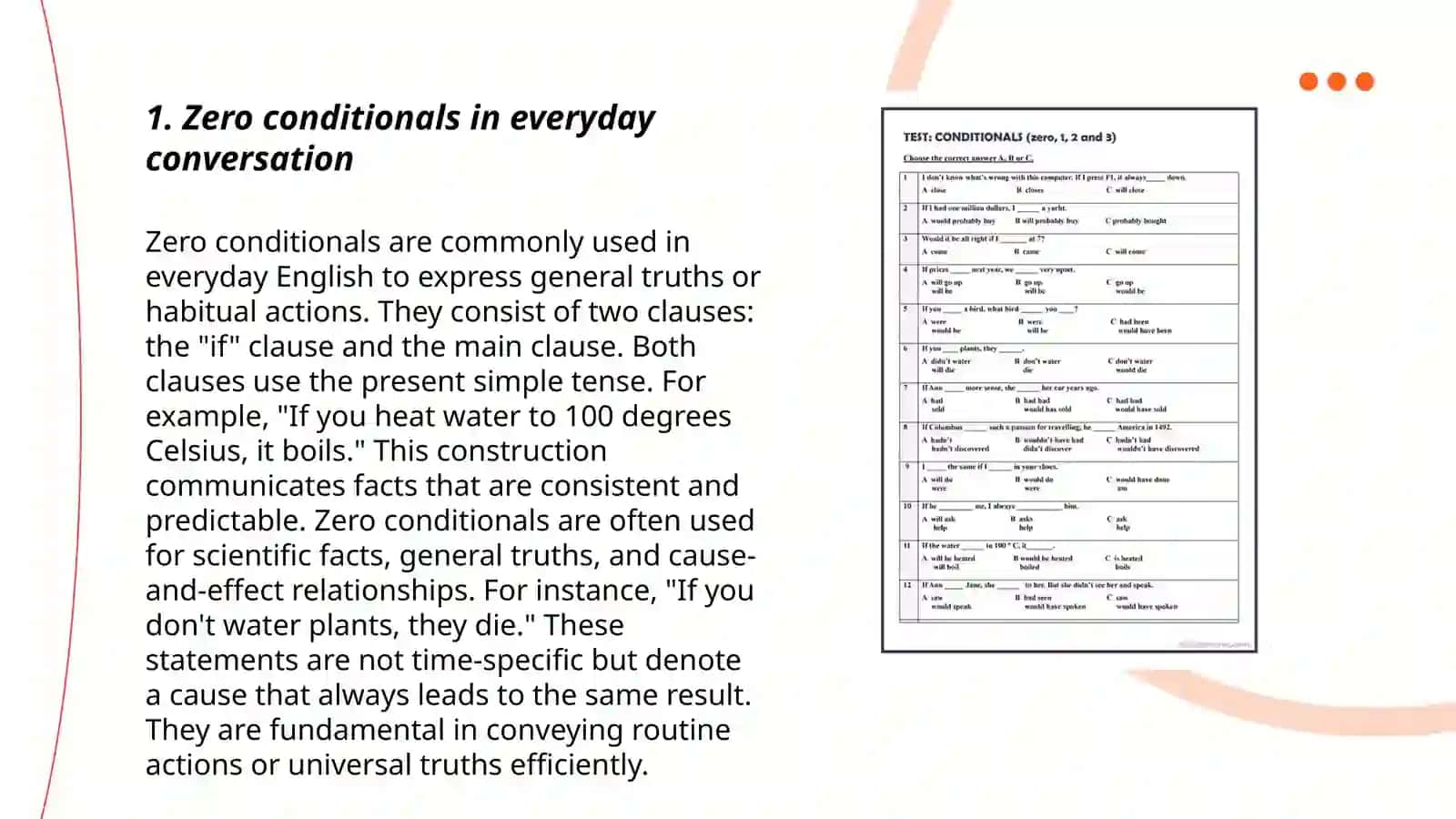 Conditionals 3