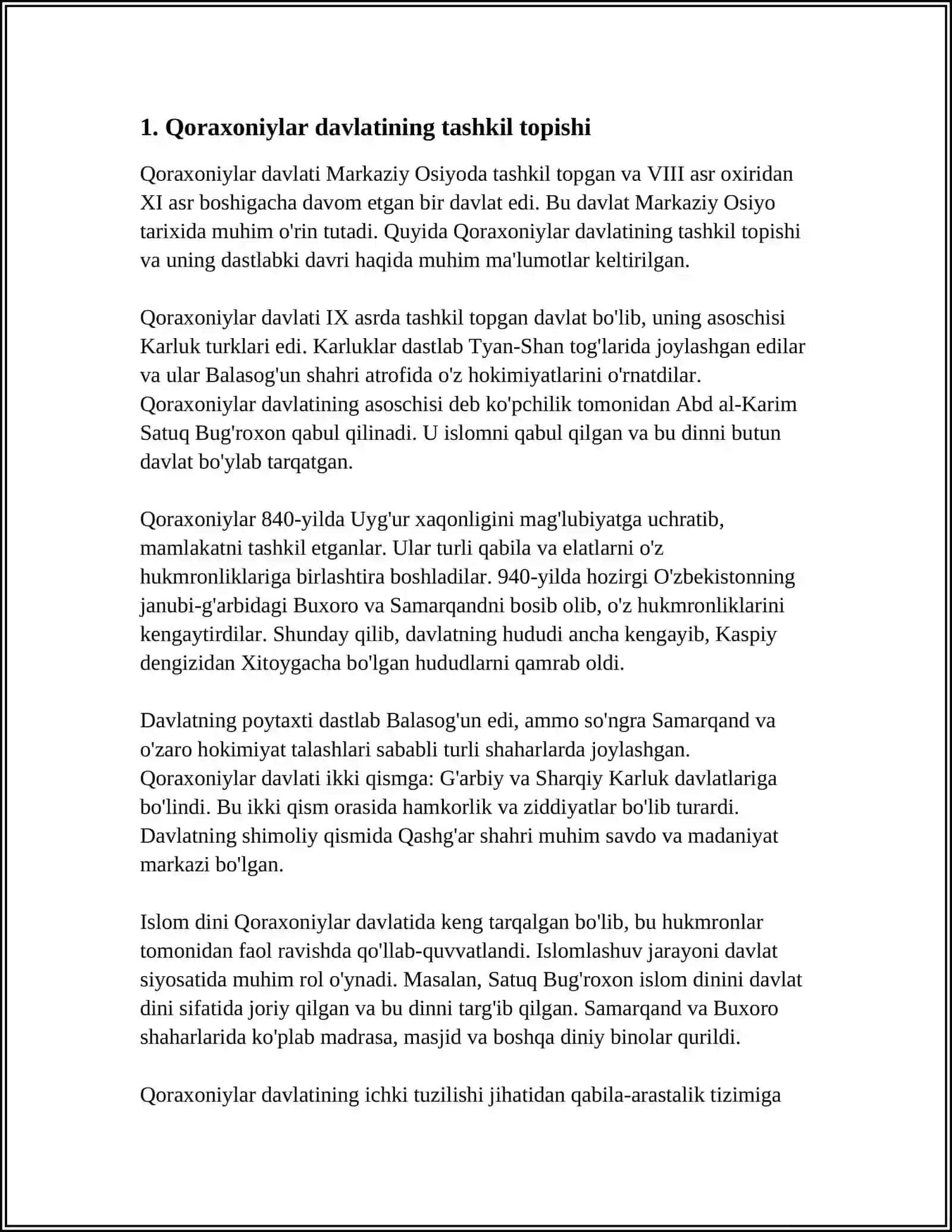 QORAXONIYLAR VA UYG'UR IDUKUT DAVLATI 3
