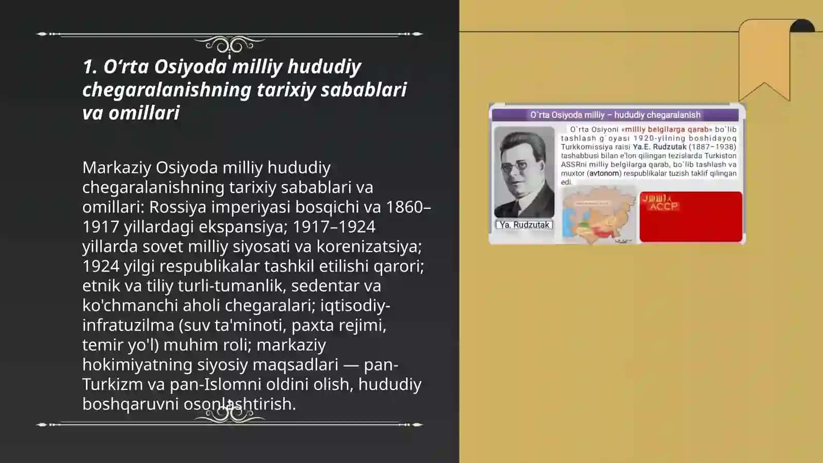 Òrta osiyoda milliy hududiy chegaralanishning amalga oshirilishi va uning natijalari 3