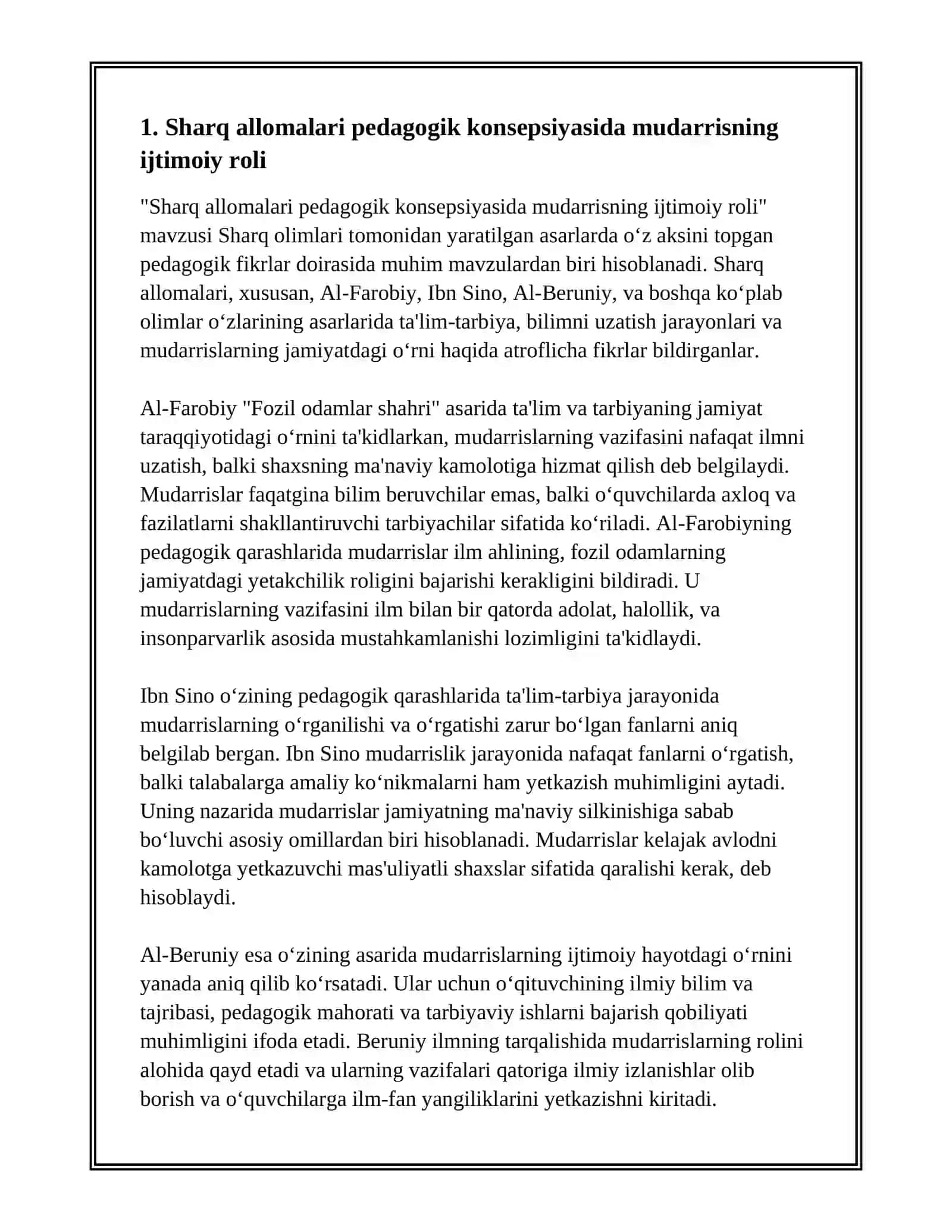 SHARQ ALLOMALARINING ASARLARIDA MUDARRISLAR MEHNATI TO‘G‘RISIDA ILG‘OR PEDAGOGIK FIKRLAR 3