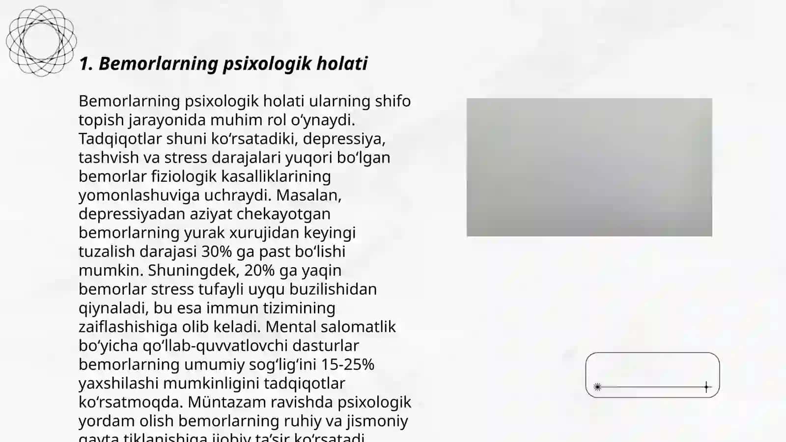 Bemorlarning psixologik holati 3