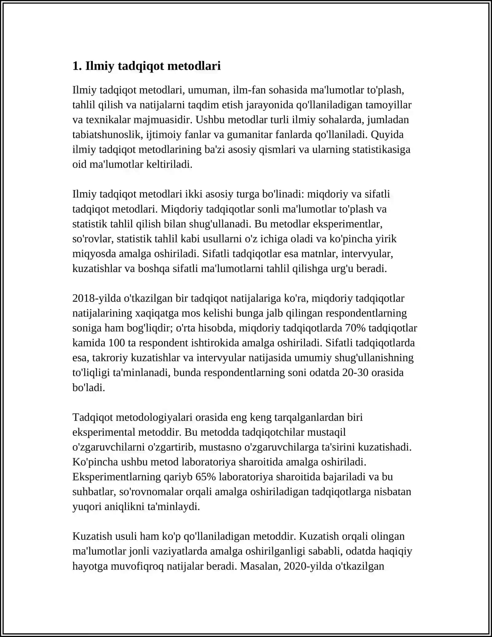 AKADEMIK YOZISH VA MANBALAR VA ADABIYOTLAR BILAN ISHLASH 3