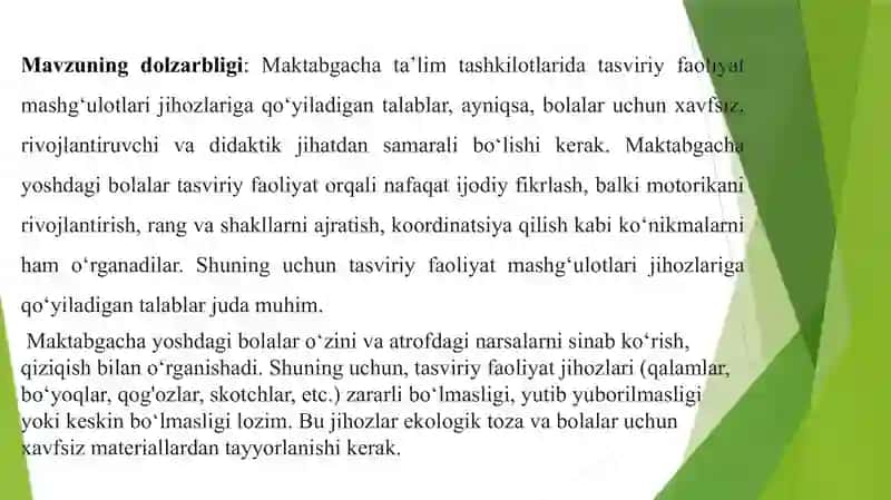 Maktabgacha ta’lim tashkilotlarida tasviriy faoliyat mashg‘ulotlari 3