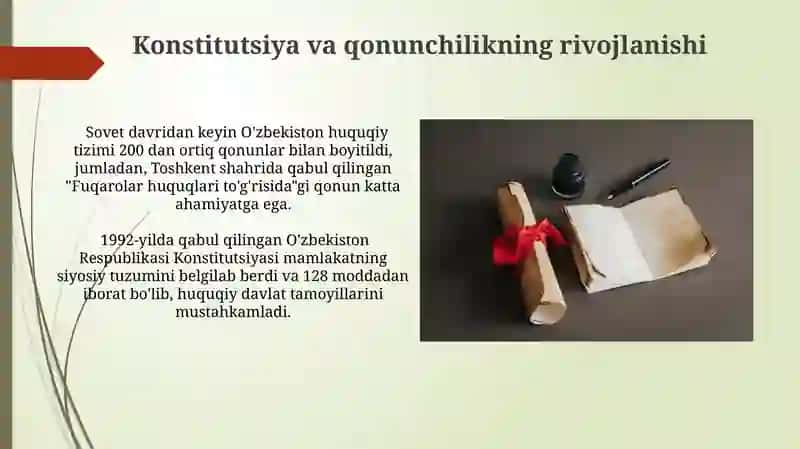Konstitutsiya va Qonunchilik 3