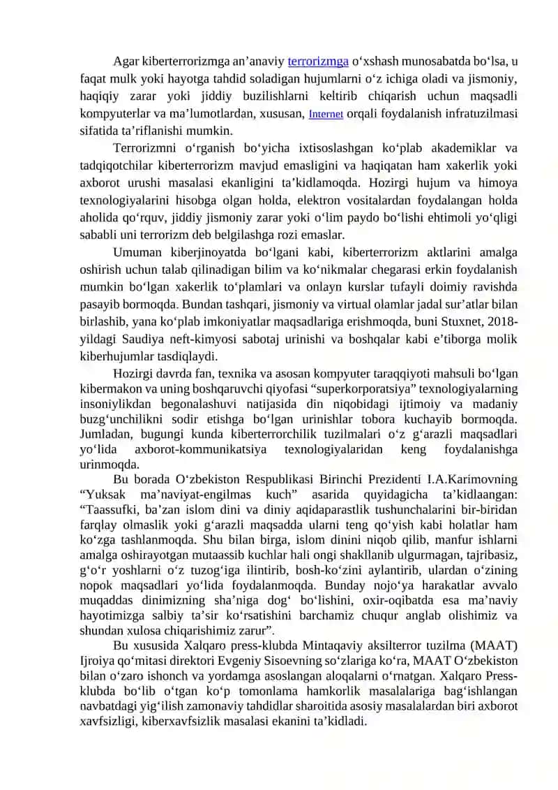 Kiber makonda din. Missionerlik va prozelitizmning ijtimoiy- siyosiy xavfi 3