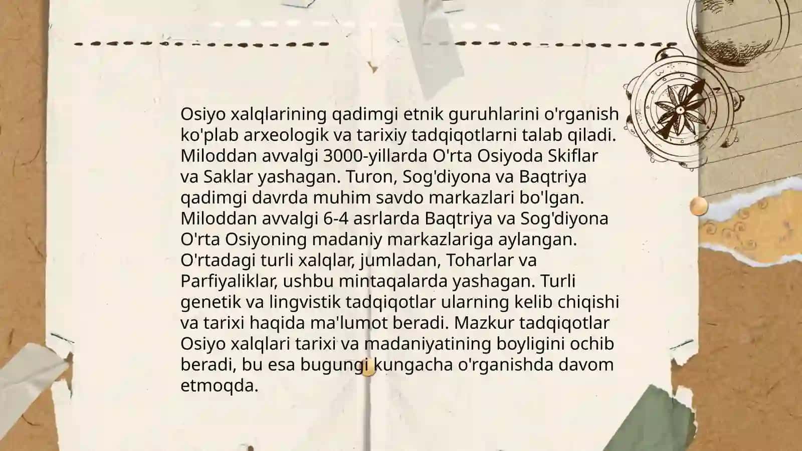 Osiyo xalqlarining etnogenetik va etnik tarixi 3