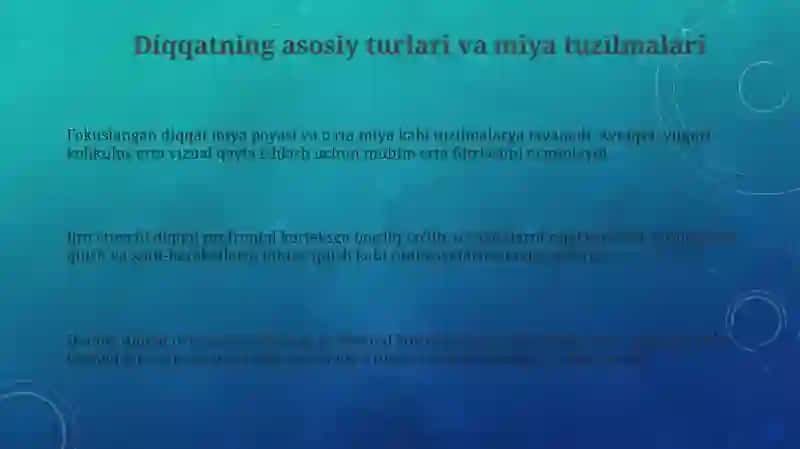 Diqqatning nervfiziologik asoslari 3