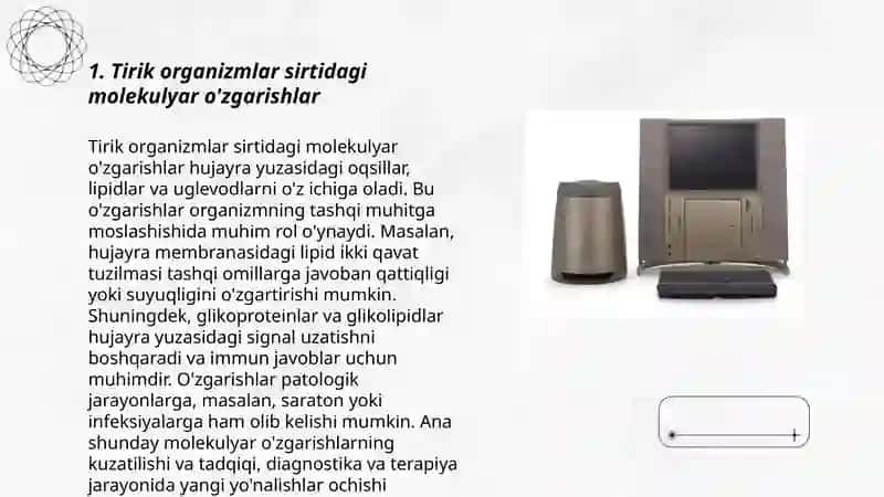 Tirik organizmlardagi sirt xodisalari va xromotografiya 3