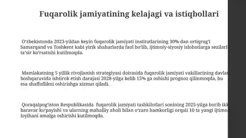 Oʻzbekistonda Demokratik Fuqarolik Jamiyatining Shakillanishiga Tarixiy Nazara 3