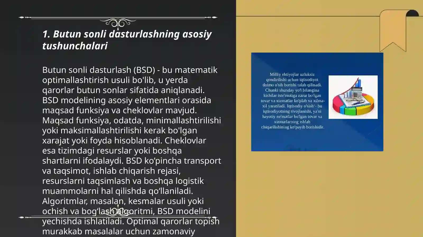 Butun sonli dasturlashning asosiy tushunchalari 3