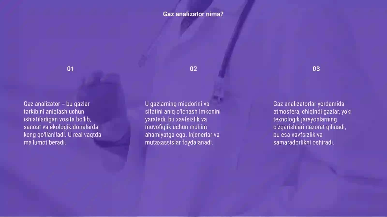 Gaz analizator 3