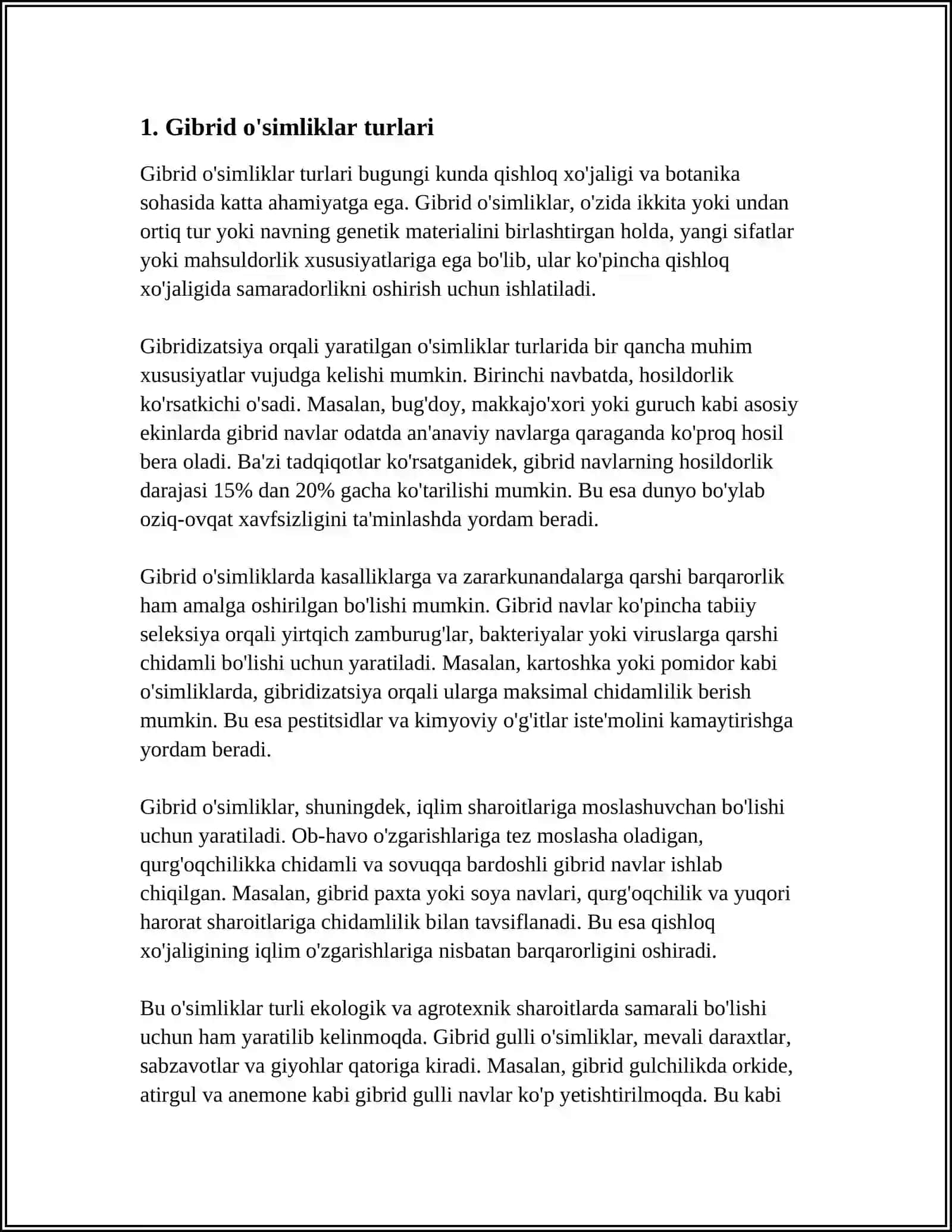 GIBRIDLANISH TURLARI 3