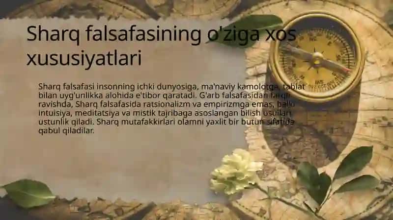 Sharq falsafasining mohiyati va ijtimoiy taraqqiyotdagi roli 3