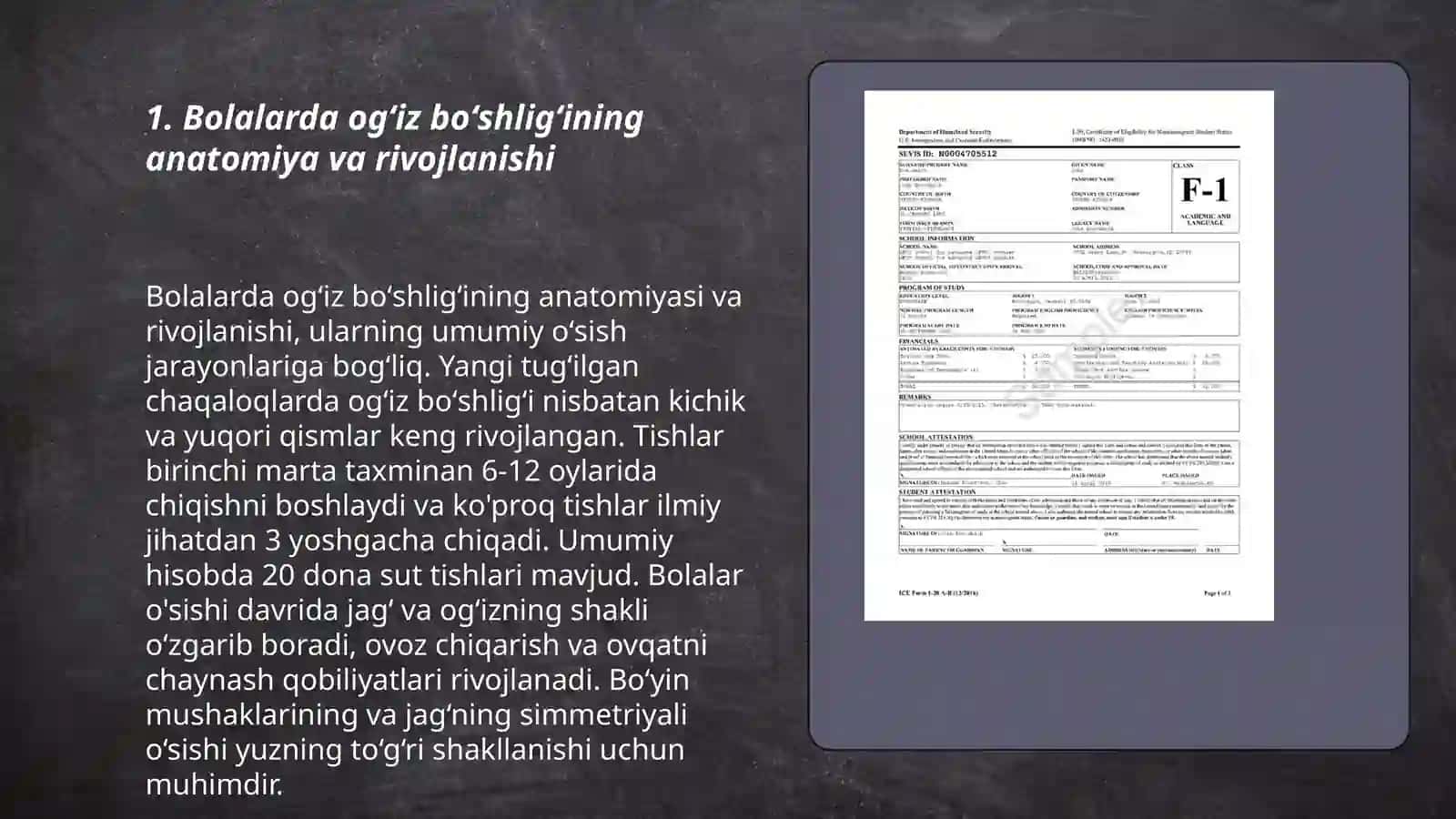 Bolalarda ogʻiz boʻshligʻining anatomiyasi va rivojlanishi 3