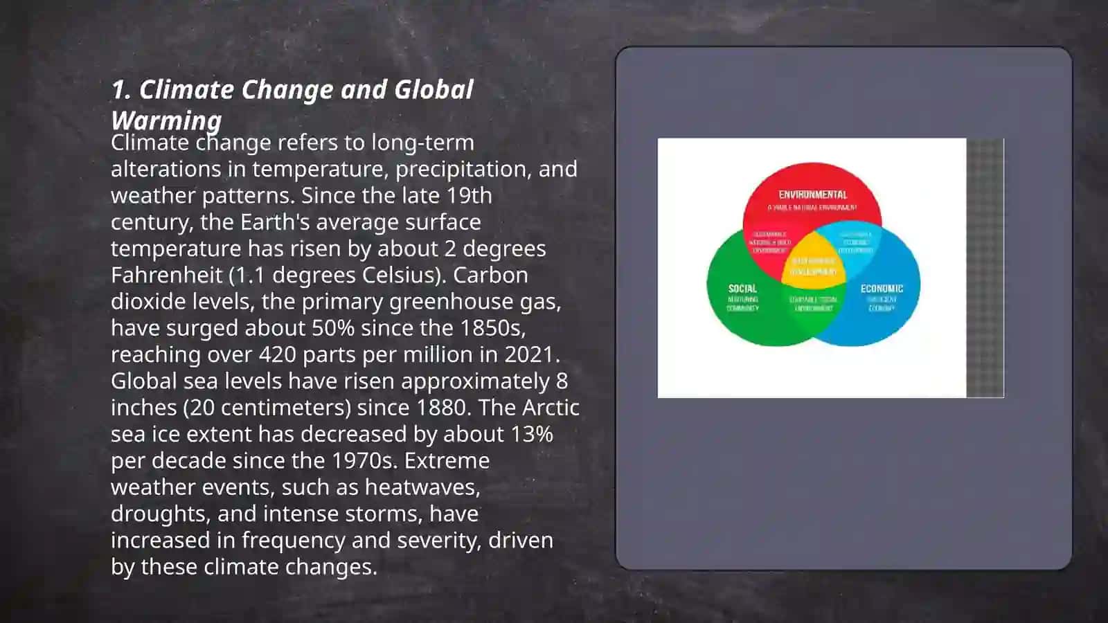 Environmental Issues and Sustainable Development 3