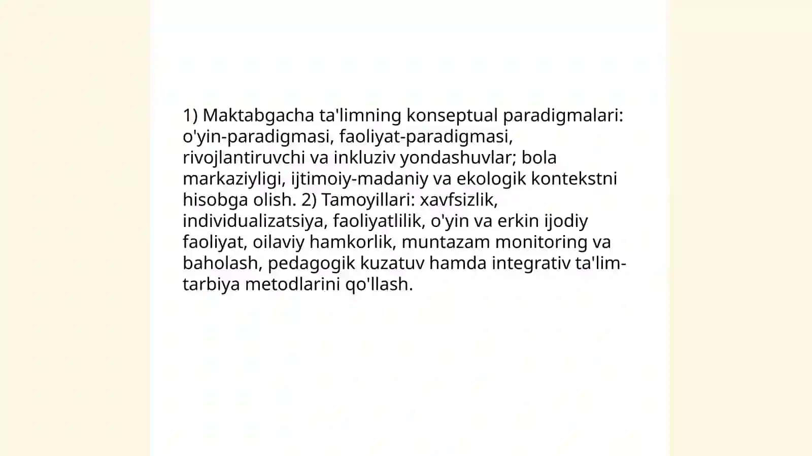 Maktabgacha taʼlimni rivojlantirishning konseptual asoslari 3