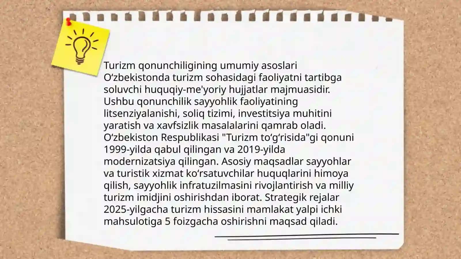 Turizm tõg'risidagi qonun tahlili 3