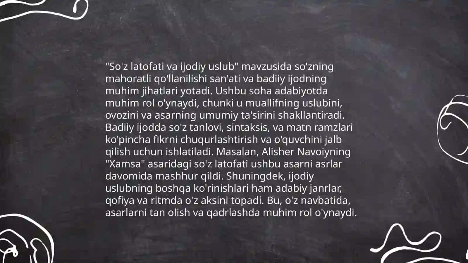 Erkin Vohidovning "So'z latofati" asari va badiiy ijod muammolari 3