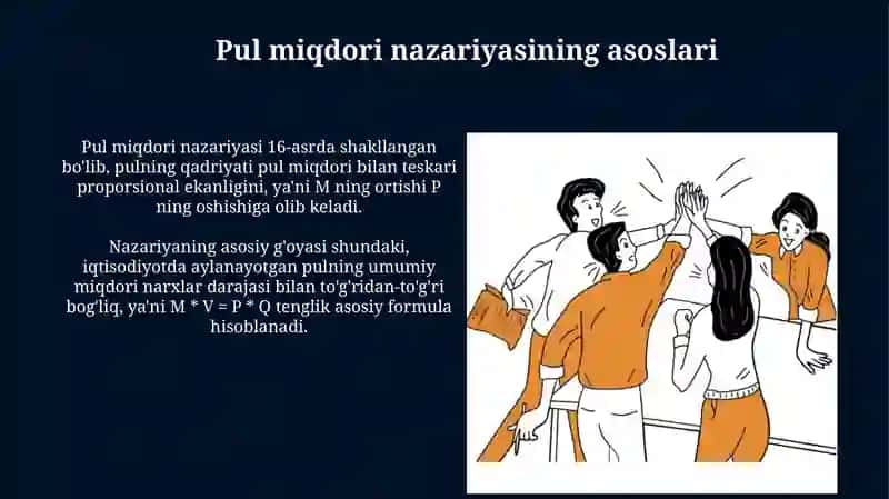 Pul miqdori nazariyasi 3