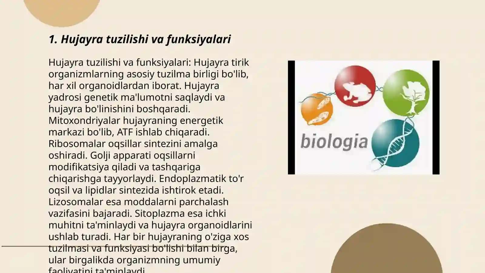 Biologiyadan mashg'ulotlarni rivojlantiruvchi ta'lim texnologiyasi asosida loyihalashtirish 3