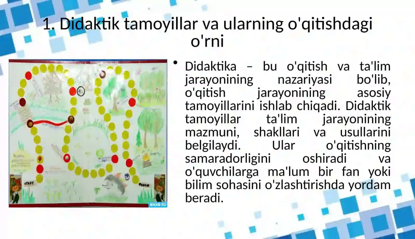 Didaktik tamoyillar va ularning o'qitishdagi o'rni 3