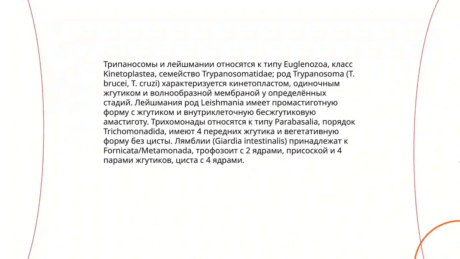 Xivchinlilar – odam parazitlari: tripanasoma, leyshmaniya, trixomonada va lyambliya 3