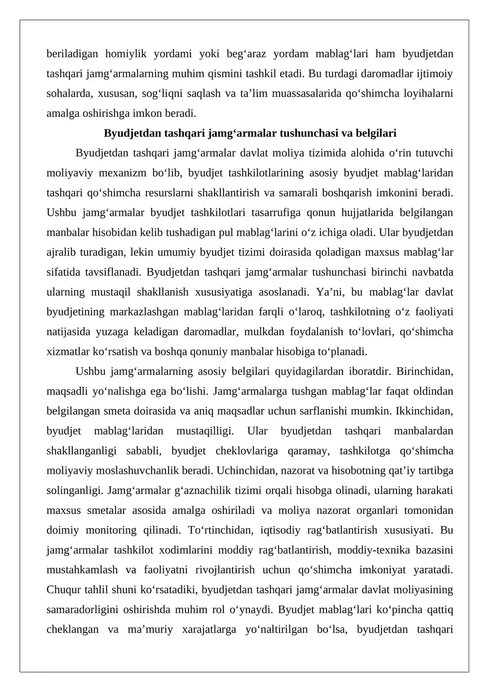 Byudjet tashkilotlarining byudjetdan tashqari jamg‘armalari daromadlari 3