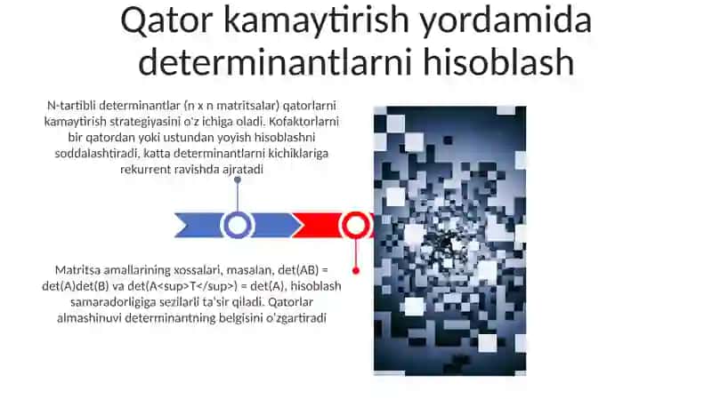 N-tartibli determinantlar va ularni hisoblash 3