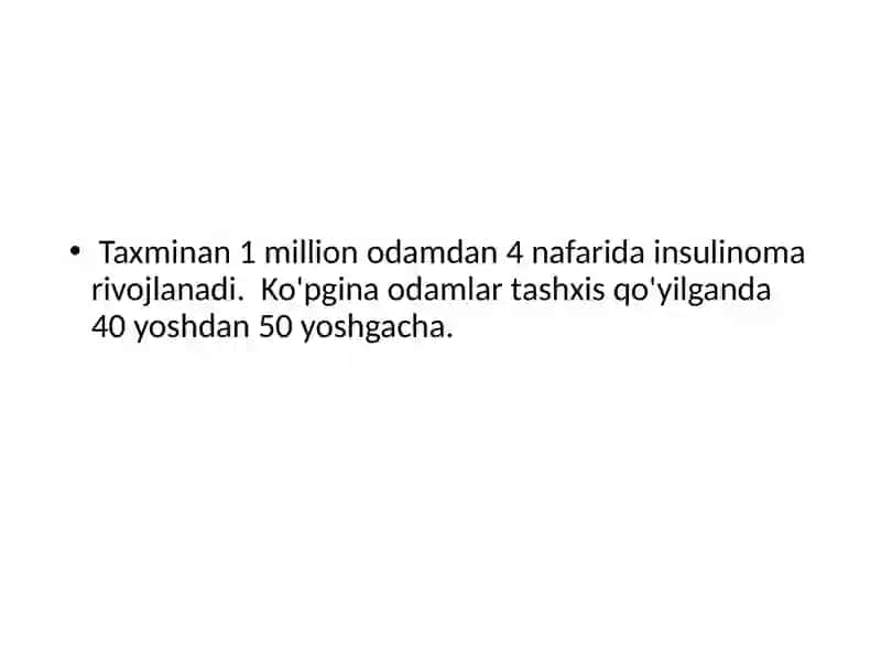 INSULINOMA 3