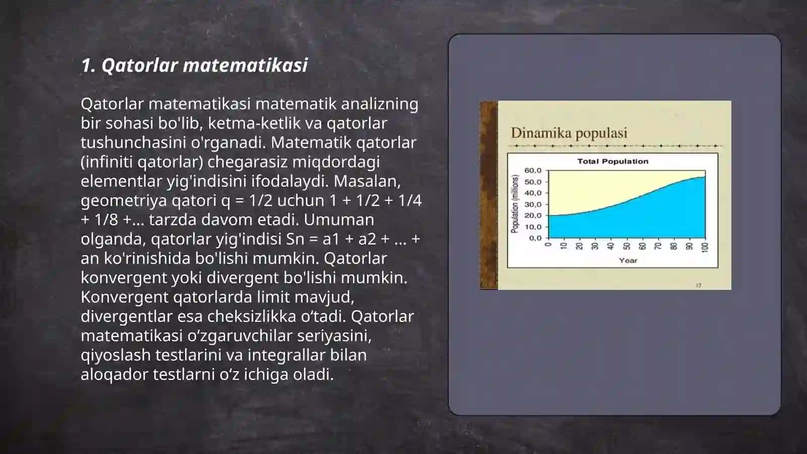Qatorlar matematikasi 3