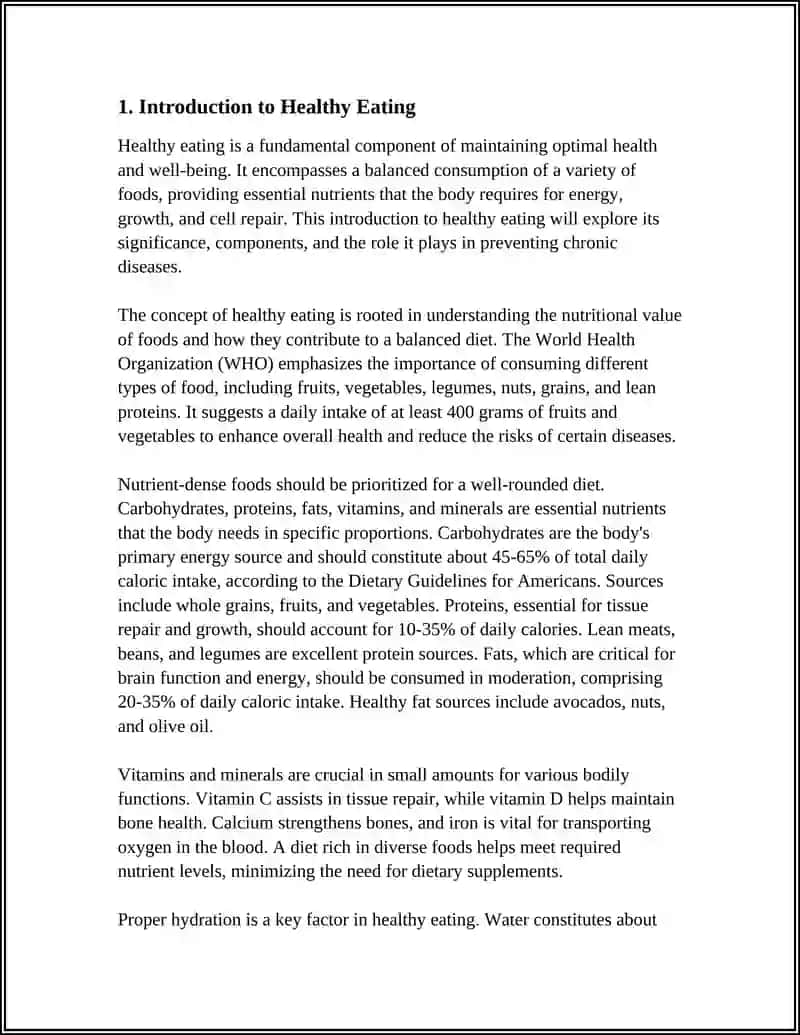 Introduction to Healthy Eating 3