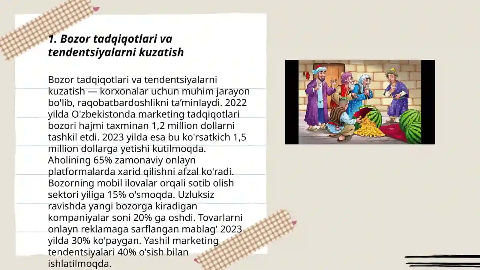 Bozor tadqiqotlari va tendentsiyalarni kuzatish 3