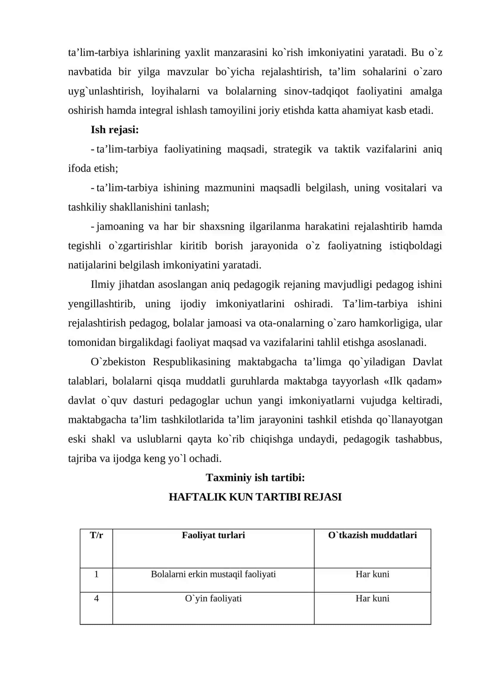 Maktabgacha ta’lim tashkilotiga qisqa muddatli guruhlarda bolalarni maktabga tayyorlash 3