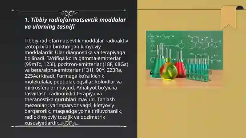 Yadro kimyosining tibbiyotdagi o'rni 3