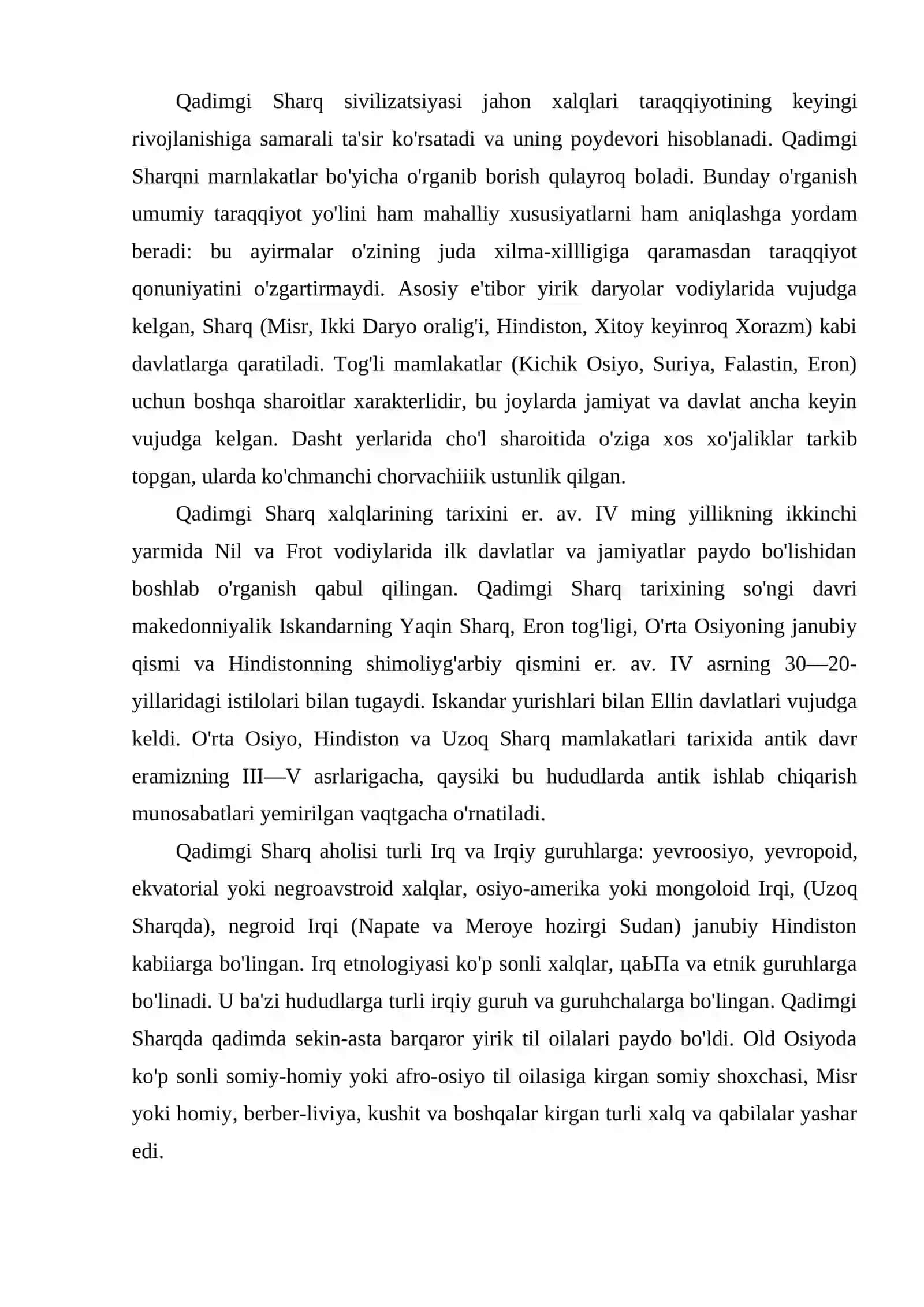 Qadimgi Sharq tarixi manbashunosligi 3