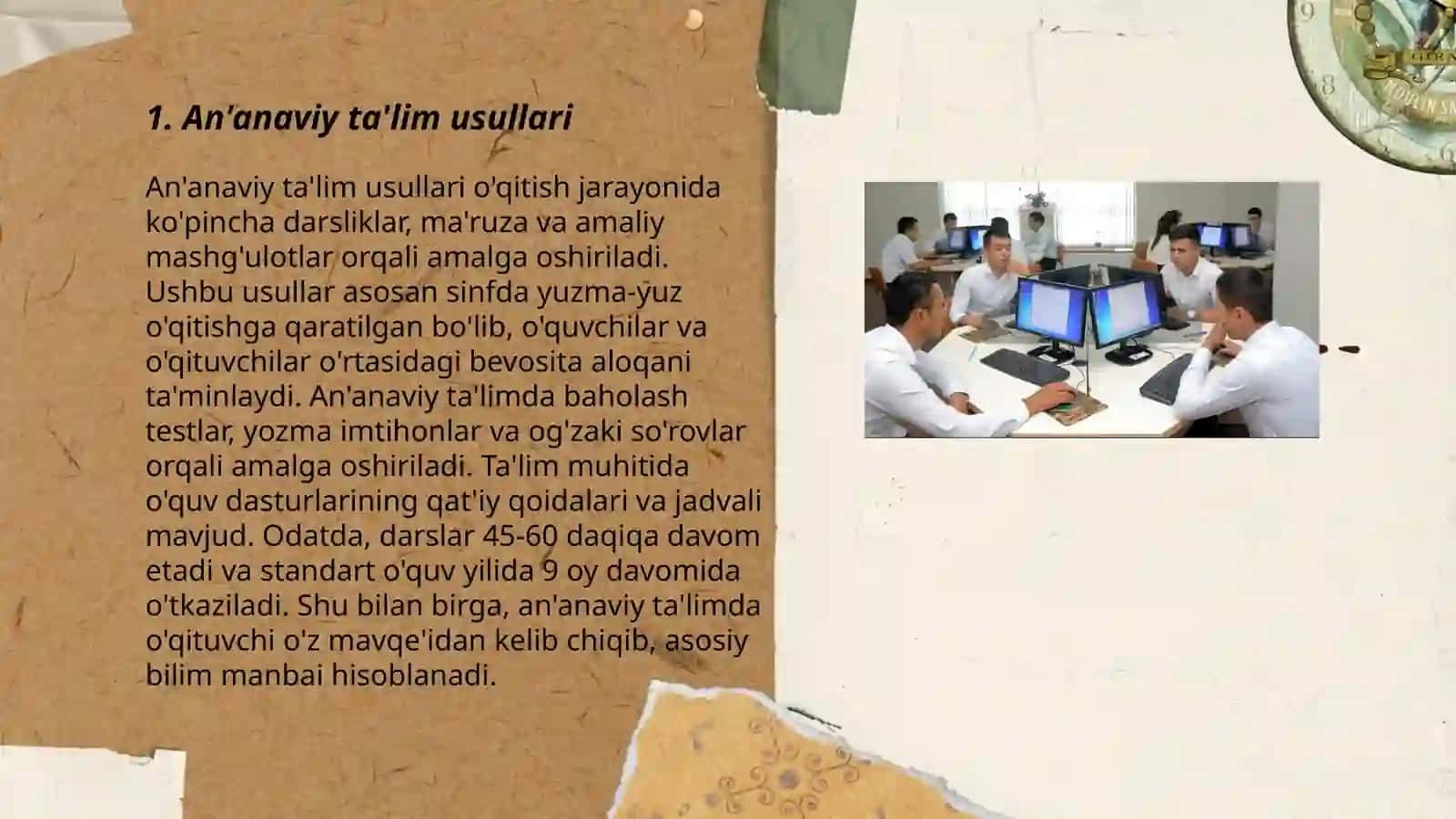 An'anaviy ta'lim usullari 3