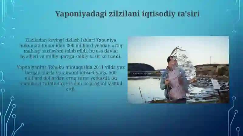Yaponiyadagi zilzilaning iqtisodiyotiga tasiri 3