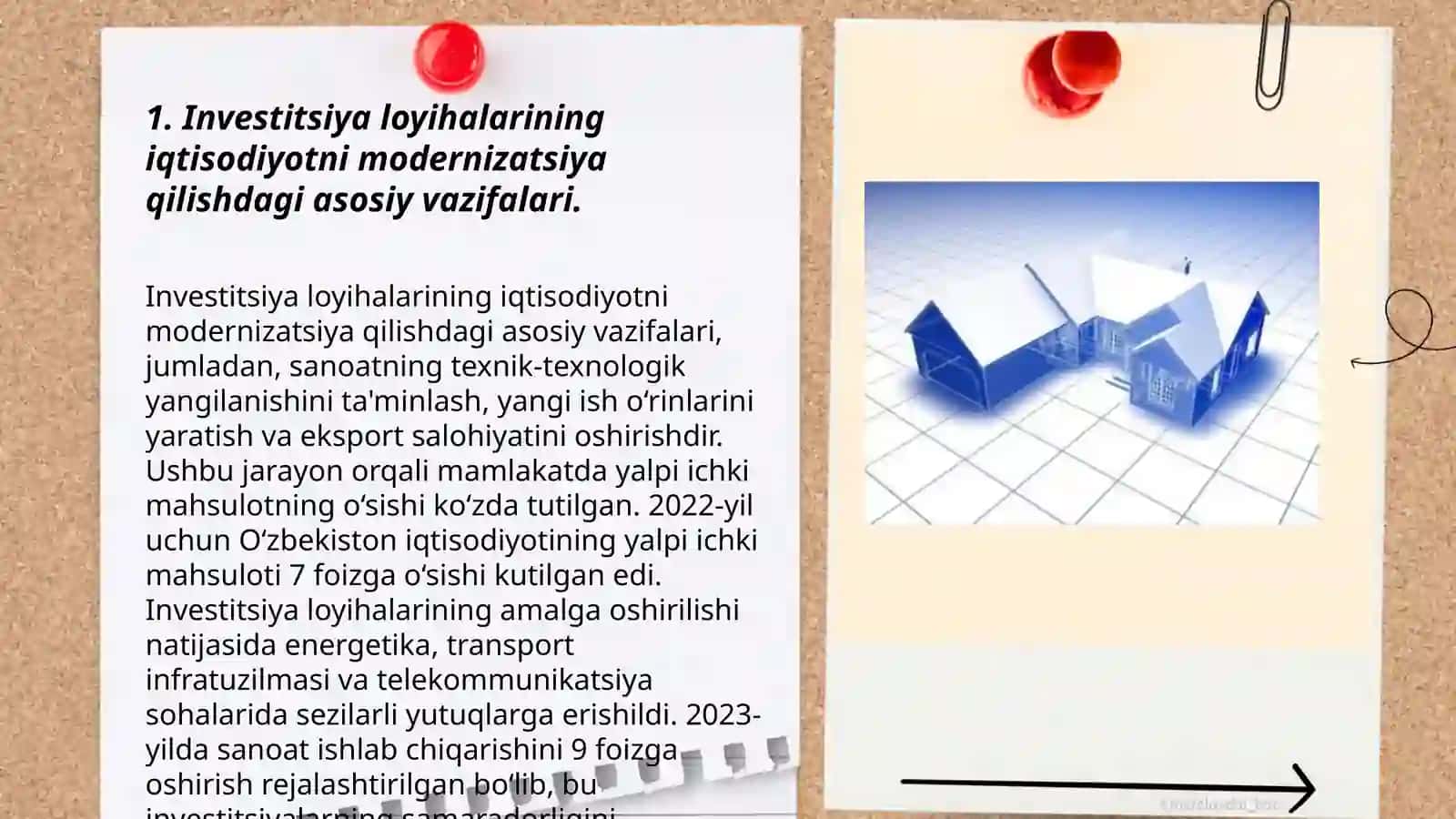 Qurilish sohasidagi investitsiya loyihalari 3