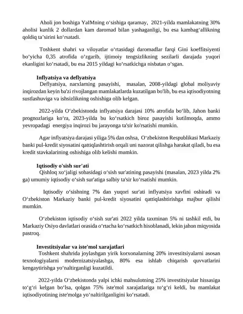 Milliy iqtisodiyotning makroiqtisodiy oʻlchamlari 3