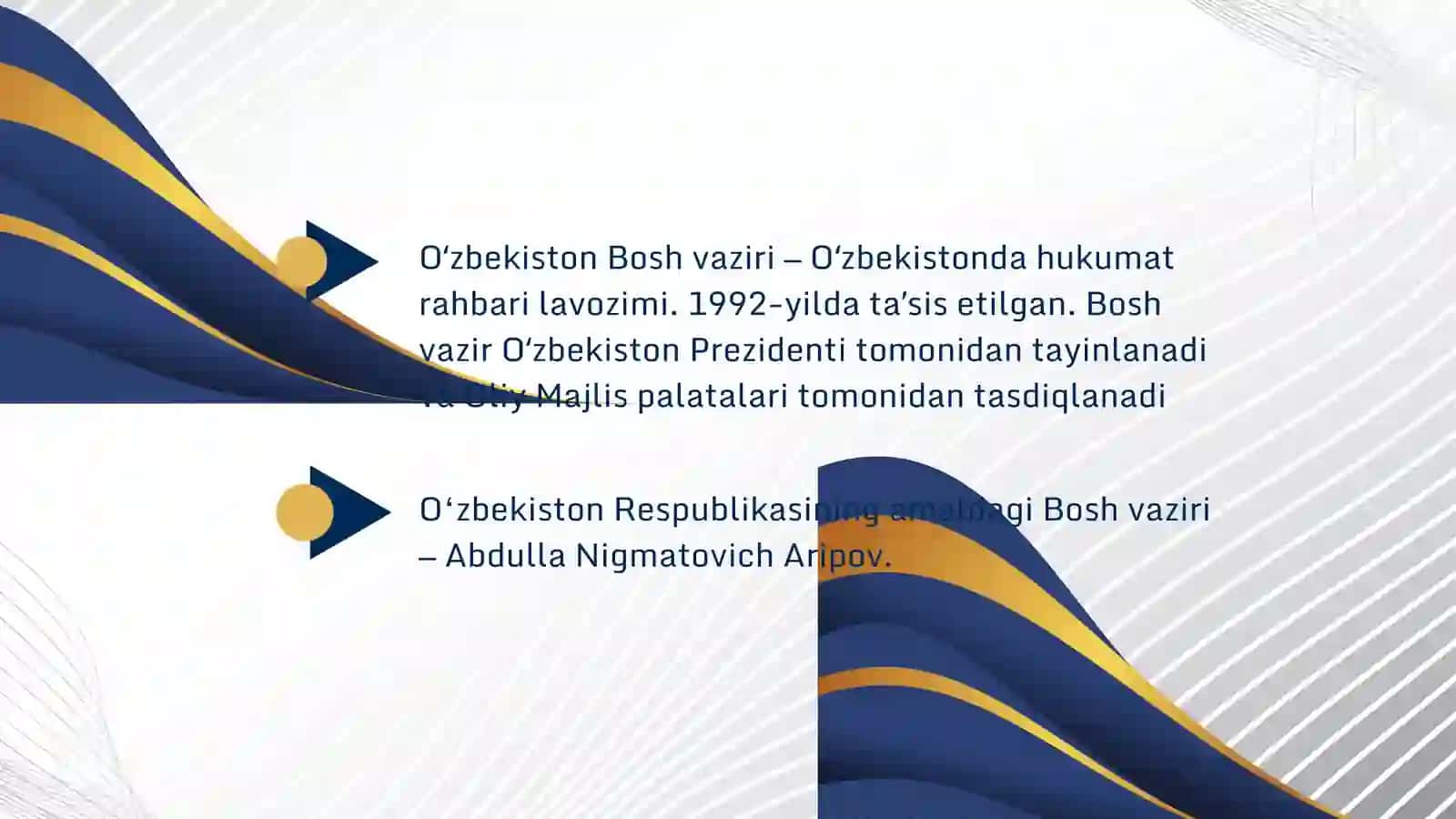 Bosh vazir vakolatlari va uning tayinlanish tartibi 3