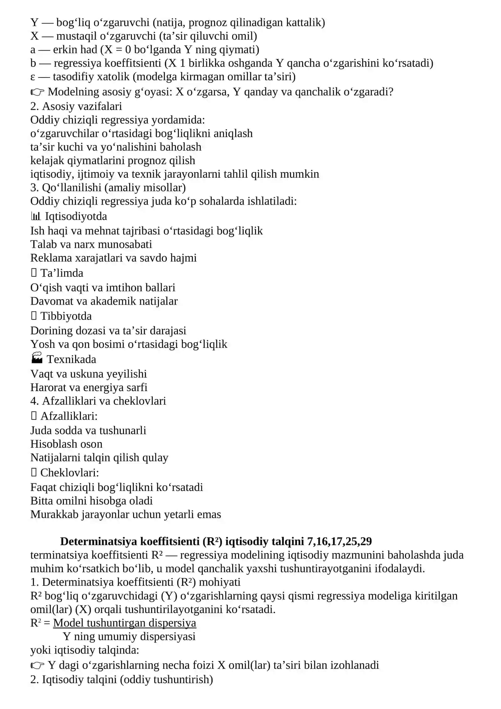 Korrelyatsion bog‘liqlikni statistik tahlil qilish 3