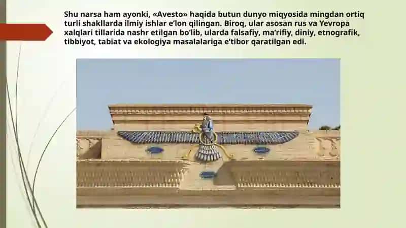 ZARDUSHTIZM (AVESTO) DAGI IQTISODIY G’OYALARI 3